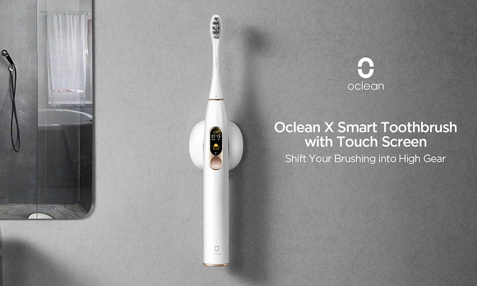 Глобальная версия Oclean X sonic электрическая зубная щетка интеллектуальная взрослая Водонепроницаемая ультра звуковая автоматическая зубная щетка перезаряжаемая через USB