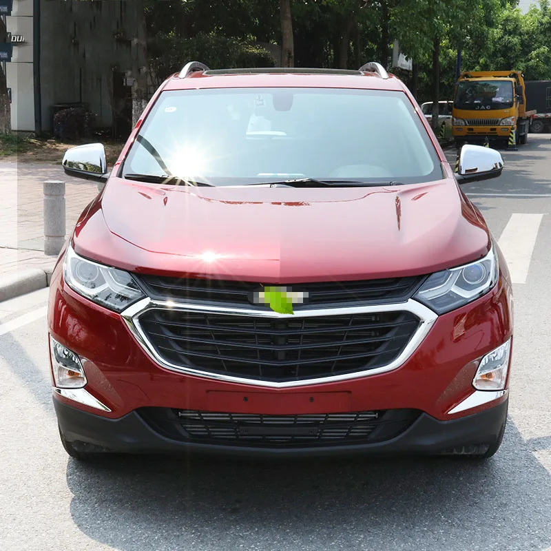 Для Chevrolet Equinox 2018-2021 ABS Хромированная передняя противотуманная фара накладка на