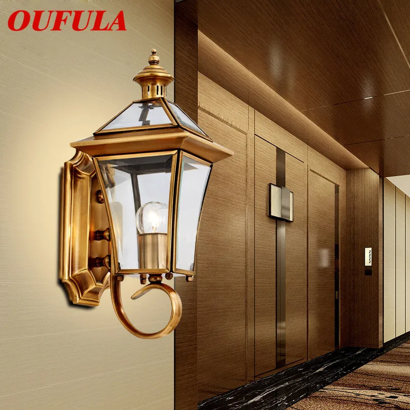 

OULALA Outdoor Wall Lamps Fixture LED Sconce Lights Waterproof Contemporary Creative Decorative For Foyer Balcony Courtyard
