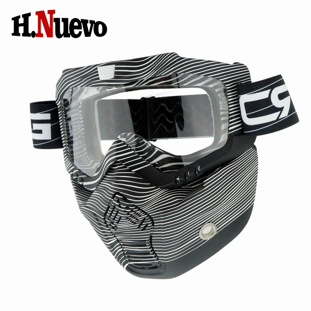Камуфляжный стиль полная маска для лица очки съемная дышащая мотоциклетная Байк