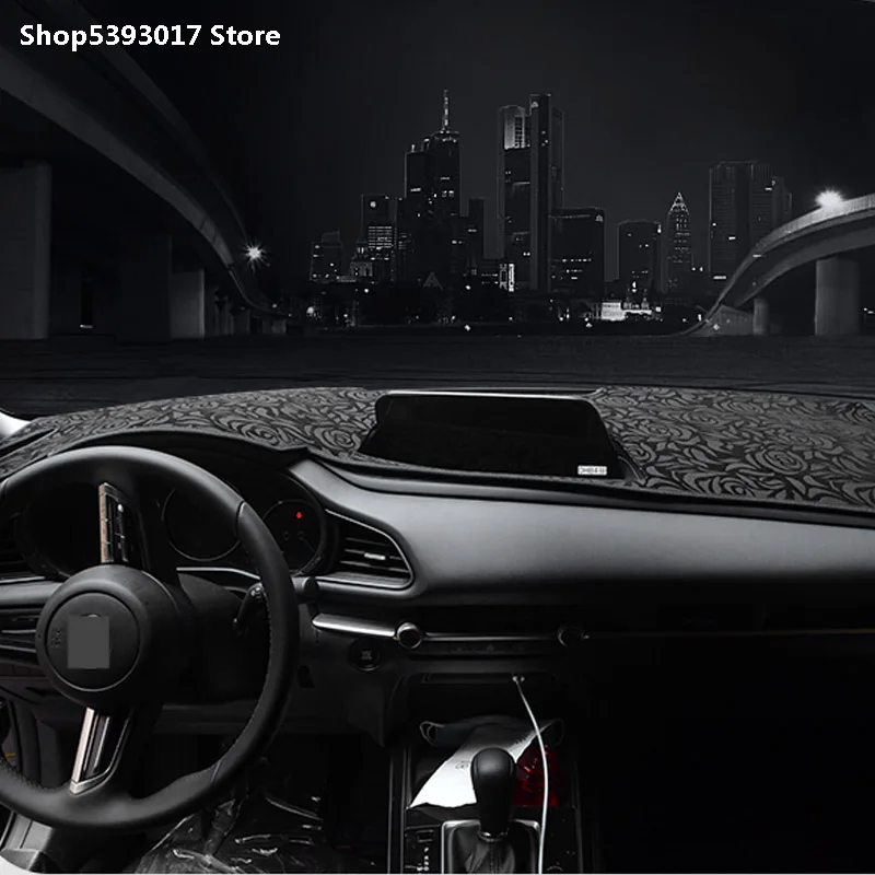 For Mazda CX30 CX-30 2020 2021 Car Center Console Dashboard Mat Rear Window Light Sunshield Pad Protector Trim Accessories | Автомобили и