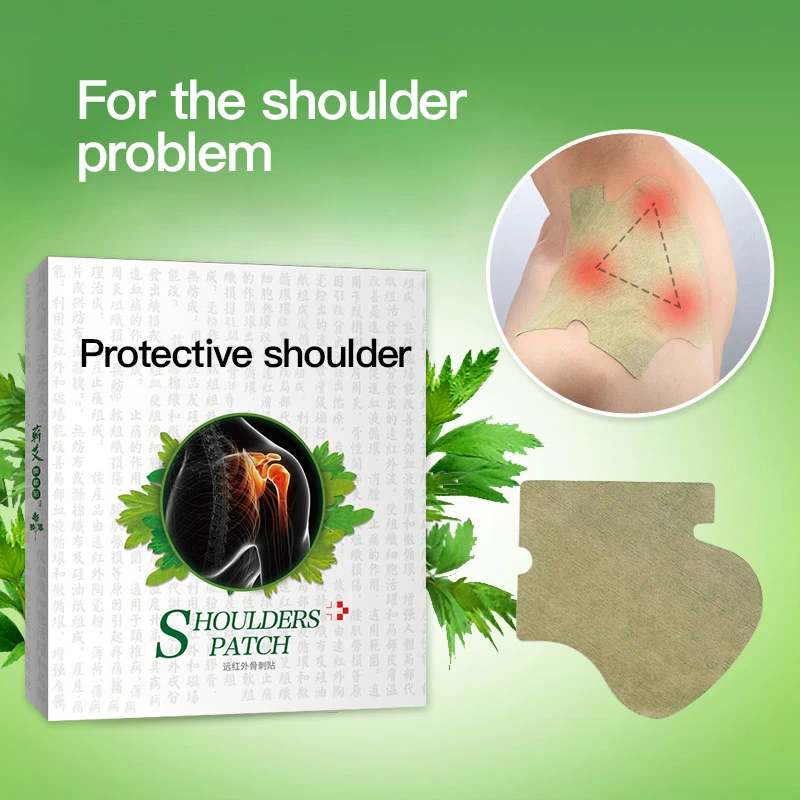 10 шт./партия Самонагревающиеся теплые прижигательные наклейки пластырь для шеи