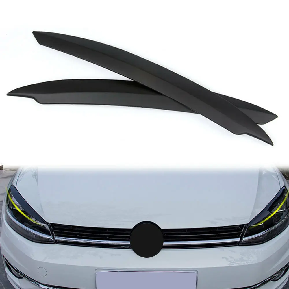 

1 пара бровей ABS задний фонарь накладка крышка наклейка для VW Volkswagen Golf 7 MK7 аксессуары для автомобиля, украшения