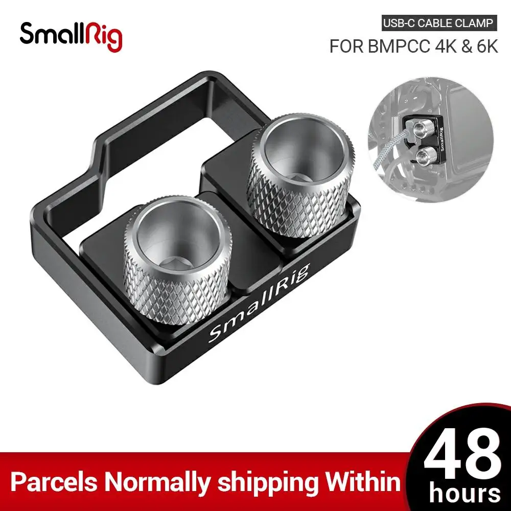 SmallRig USB C кабельный зажим для BMPCC 4K / 6K Smallrig Камера клетка 2246B|Моноподы| |