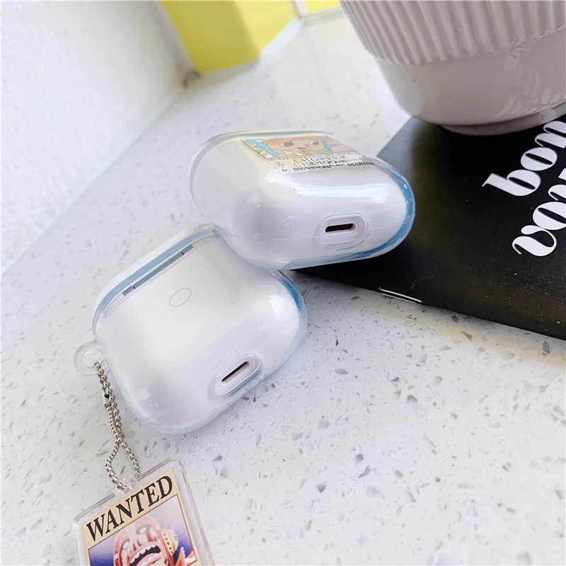 Чехол для наушников японского аниме OP AirPods 2 1 чехол Apple цельный желанных мертвых