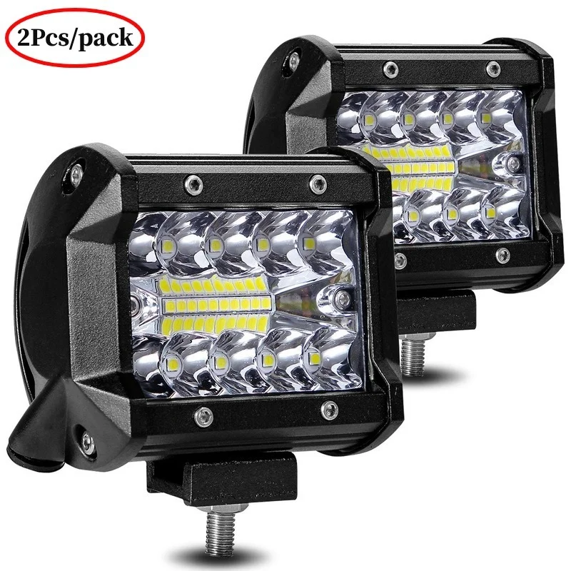 

2pcs Car LED Work Light Bar Spot Flood Beams Combo for 4x4 4WD Off-road SUV Truck Waterproof Car Lights Spot Lamp
