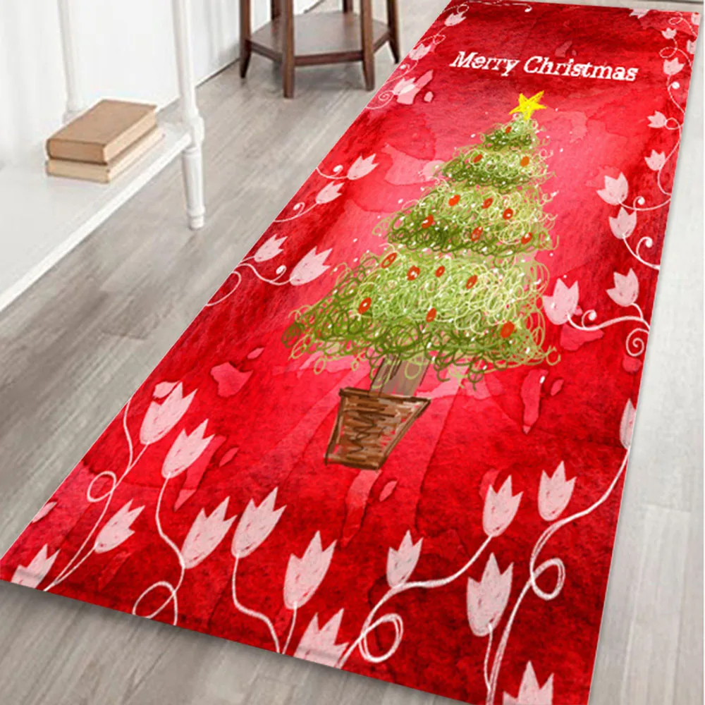 Придверные коврики с надписью &quotMerry Christmas&quot домашний ковер для декора 40x120 см