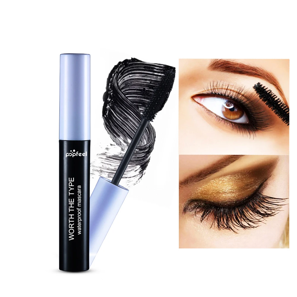 POPFEEL тушь для ресниц Черная Натуральная длинная завивающая водостойкое