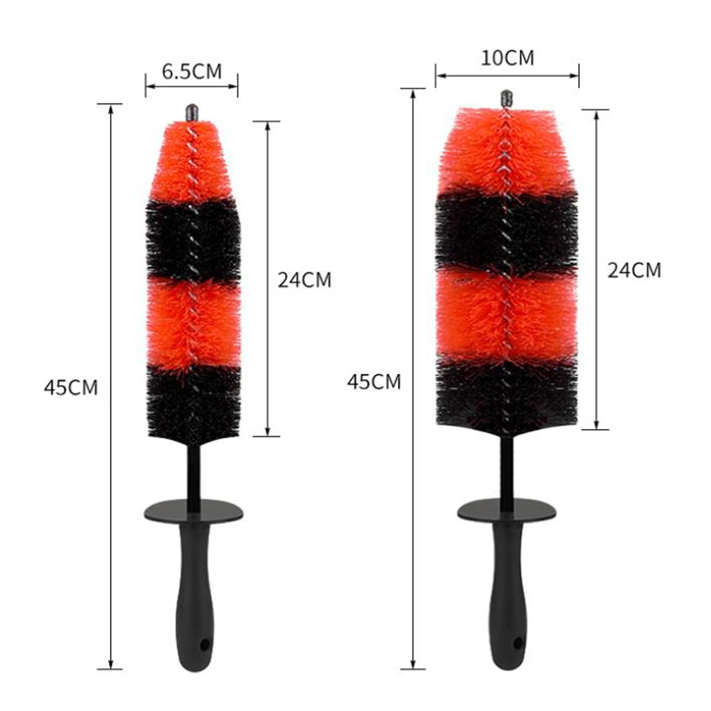 360 ° щетка для очистки обода колеса длинная мягкая щетиная автомобиля детали шины