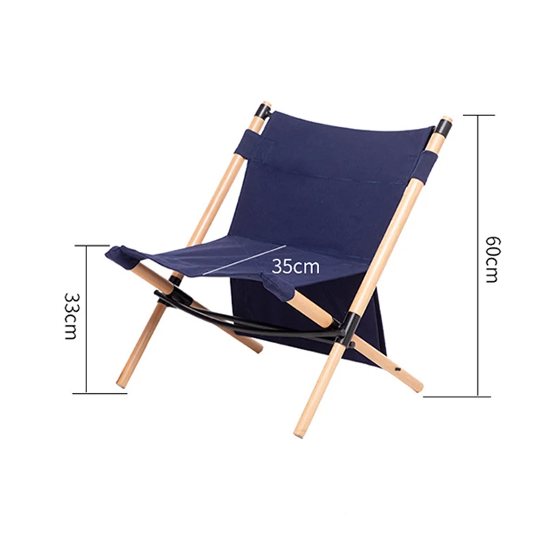 

Outdoor Camping Wooden Folding Chair Portable Fishing Chair Picnic Wood Beach Chairs