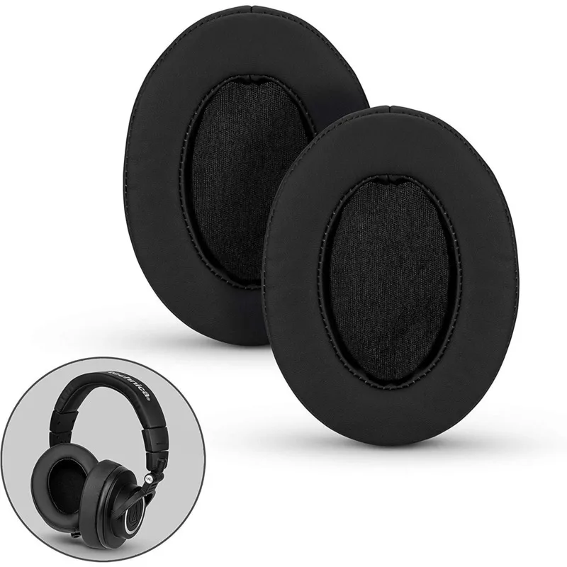 

High Quality Replacement Ear Pads For Audio Technica M50X M40X Headphones Earpads Soft Memory Foam Leather Earmuff EW#