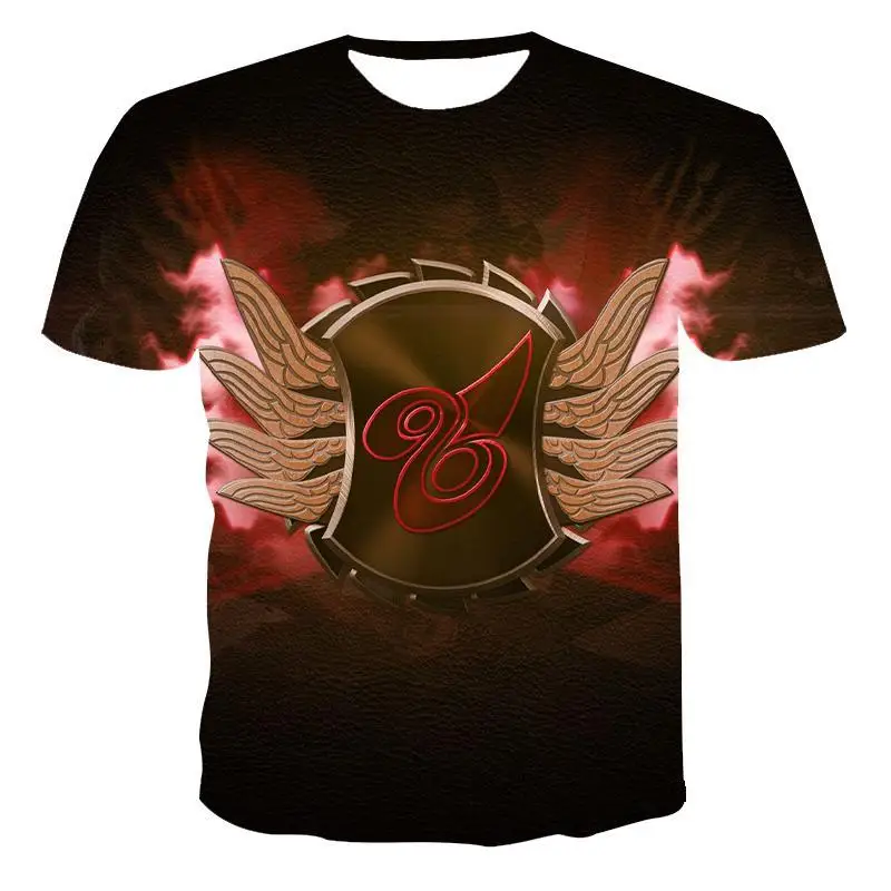 

New Round Neck T-Shirt Men 'S High-Quality Men'S And Women 'S T-Shirt Short-Sleeved Star Spider 3d Printing Fashion Handsome