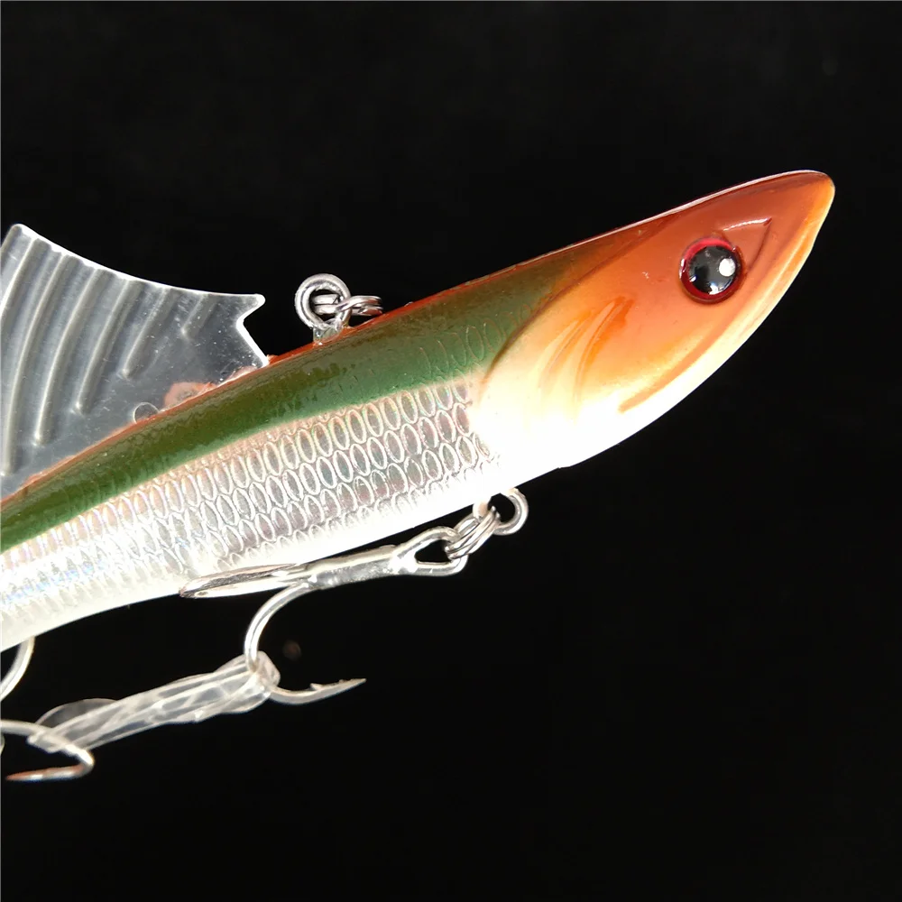 

NOEBY 8pcs 90mm 30g Variable Sinking VIB Sea Fishing Lures Long Casting Hard Artificial Biats