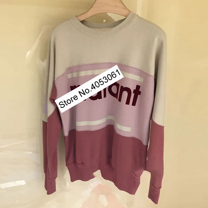 pink as pic Новейший женский свитер с буквенным принтом, с длинными рукавами и круглым вырезом, для девушек/женщин, новинка, пуловеры с надписями, толстовки - Цвет: pink as pic