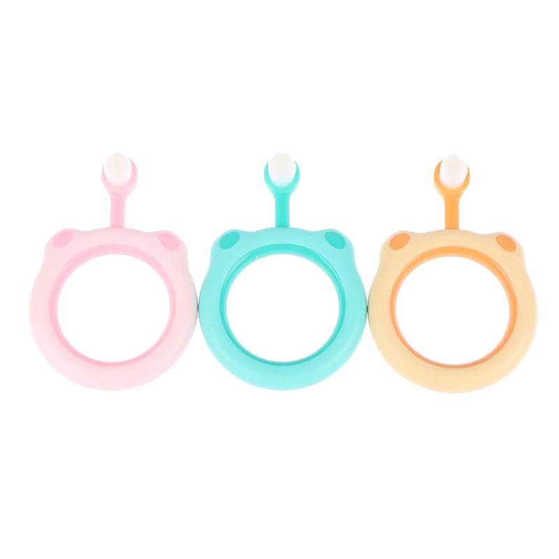 

1PC Solid Color Baby Children Toothbrush Baby Tooth Training Cleaning Soft Hair Toothbrush For Baby Oral Care