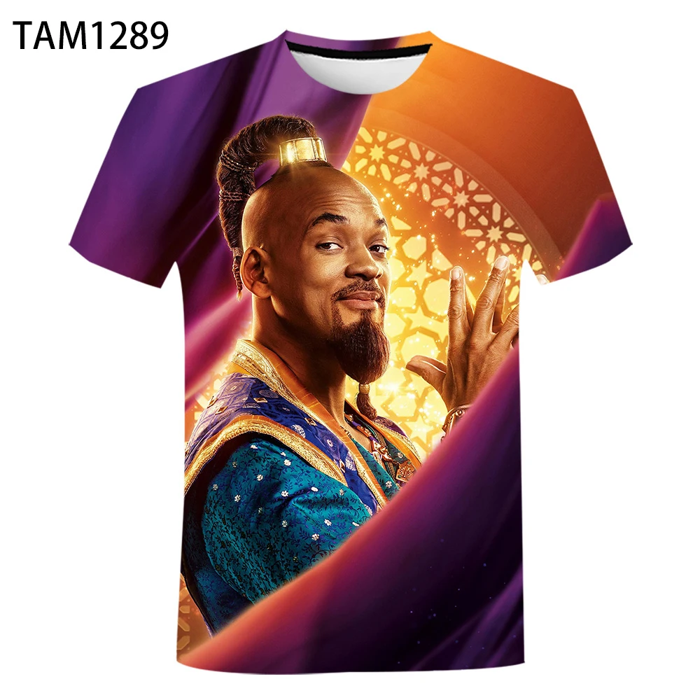 Aladdin Новинка лета 2021 3D-печать для мужчин и женщин в зарубежном стиле простой