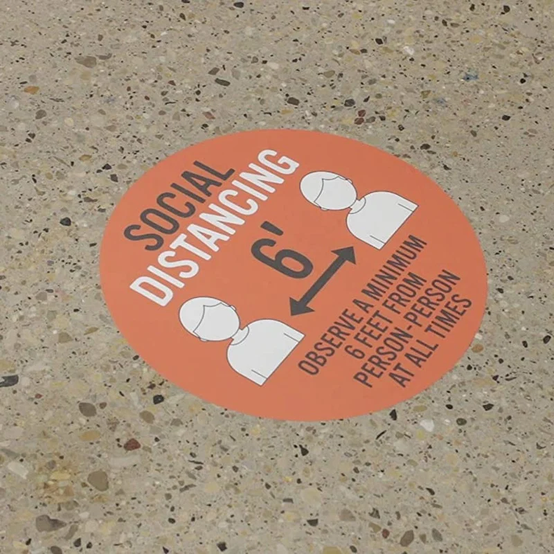 Деколь для пола с дистанционным управлением-безопасный маркер пола-поддерживает