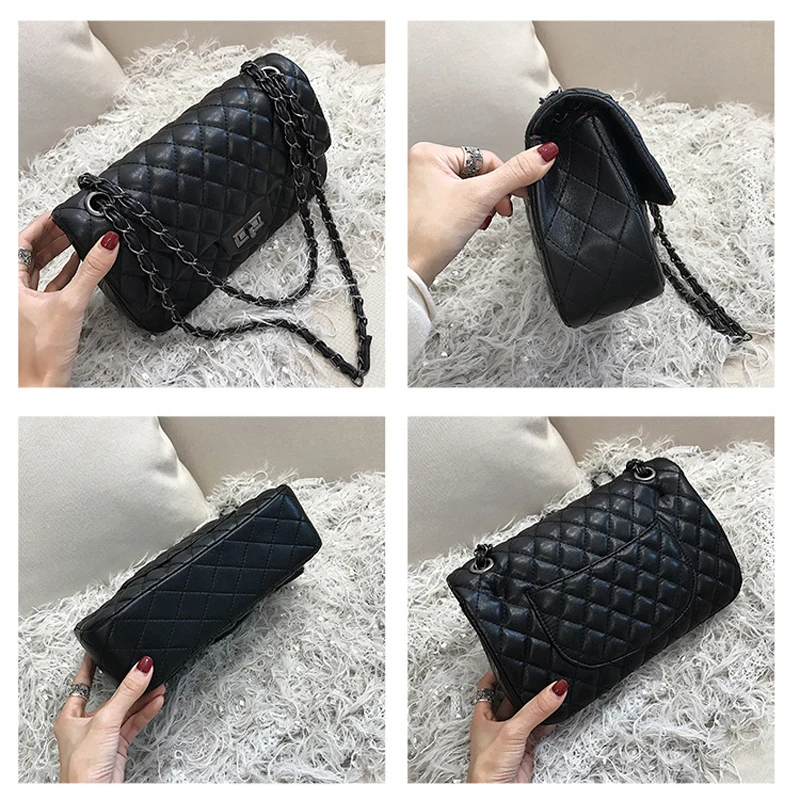 Роскошная классическая женская сумка известного бренда через плечо из