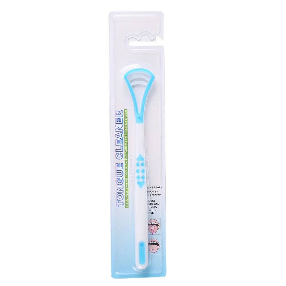 

Tongue Scrap Brush Cleaning Scraper Food Grade Single Oral Care To Keep Fresh Breath 4Color Pack