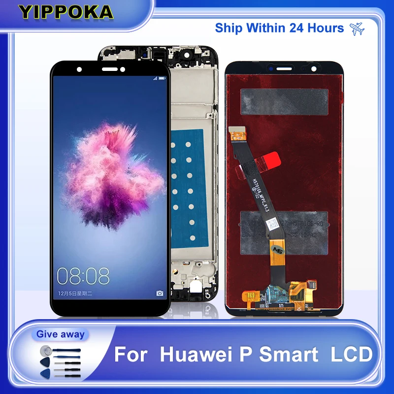 

ЖК-дисплей 5,65 дюйма для Huawei P Smart, сенсорный экран, дигитайзер для Huawei Enjoy 7S, зеркальный дисплей, запасные части