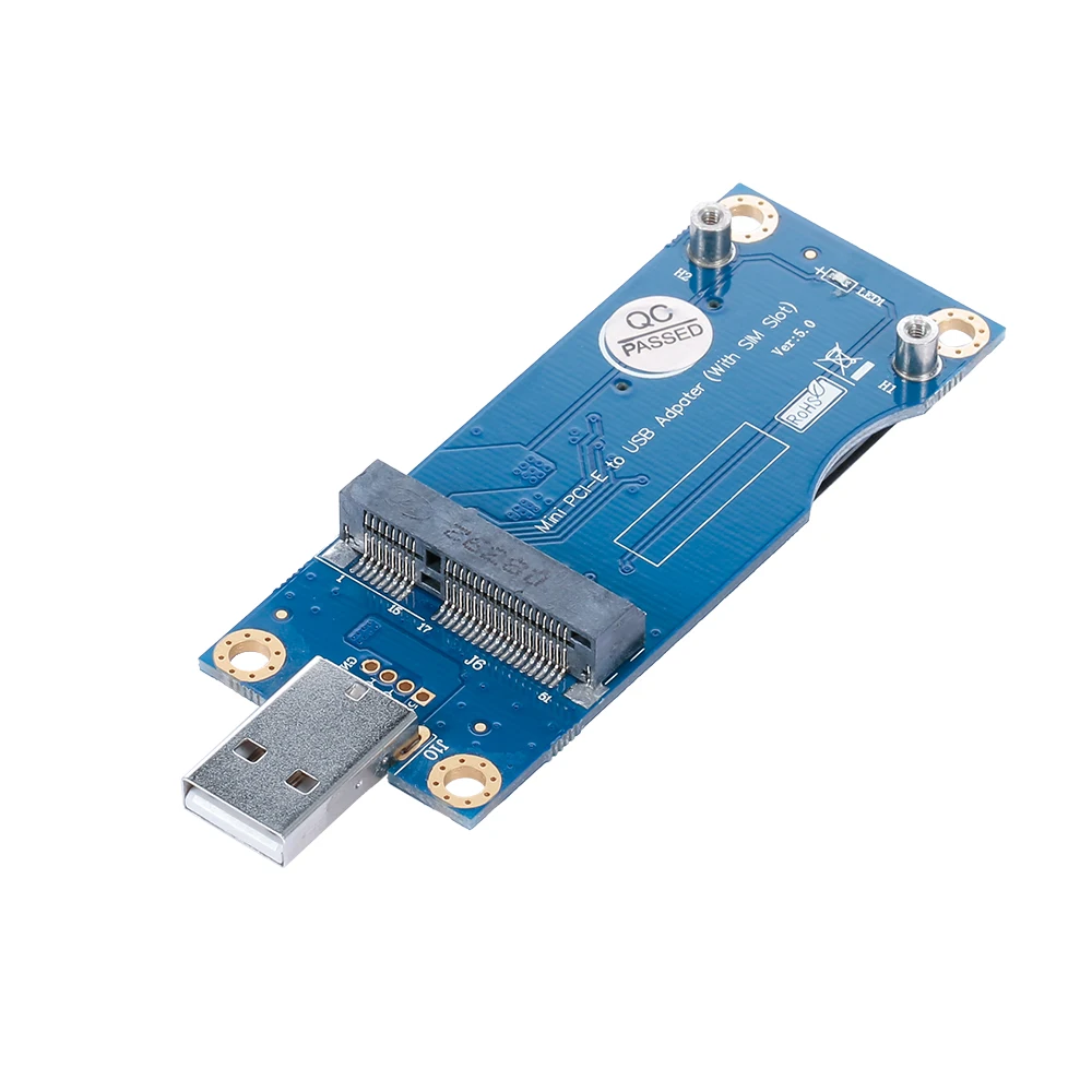 

Mini Adapter Card PCI-E to USB Adapter Card WWAN Test Converter Adapter Card 3G/4G Module with SIM Card Slot
