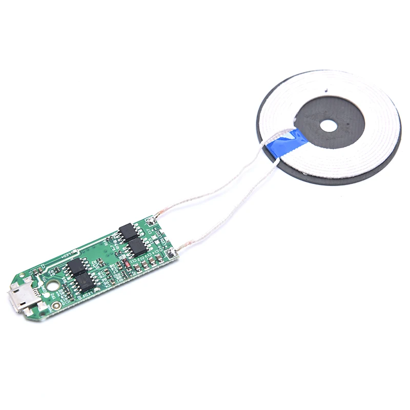 

1 шт. 5 Вт Qi Быстрая зарядка беспроводное зарядное устройство PCBA «сделай сам» стандартные аксессуары модуль передатчика катушка печатная пл...