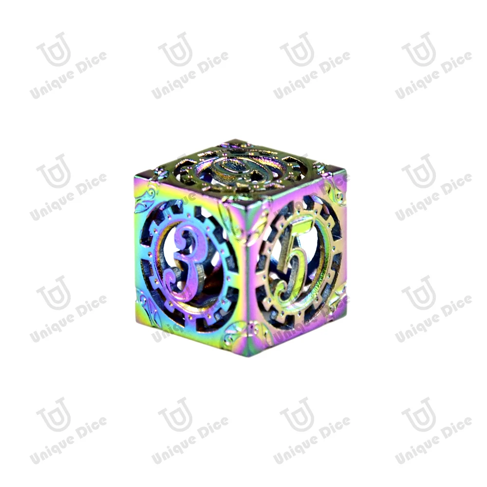 

DND ролевой игры в кости, стимпанк серии D4-D20 многогранник костюм, полые Чистая медь покрытие наносится гальваническим методом, красочные бли...