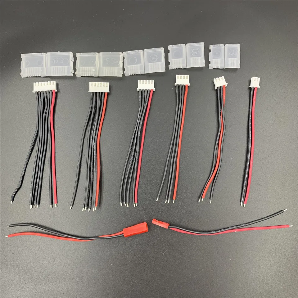 

I Max Imax B6 Wire Lipo Battery Balancing Connectors 1S/2S/3S/4S/5S/6S Balance Cable Cover The Lock Jst Male Female Accessories