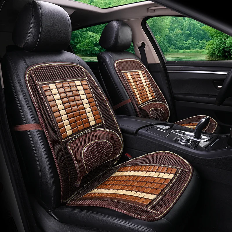 Car Seat Universal Wooden Bead Bamboo Summer Cushion Breathable and Cool Conjoined | Автомобили и мотоциклы