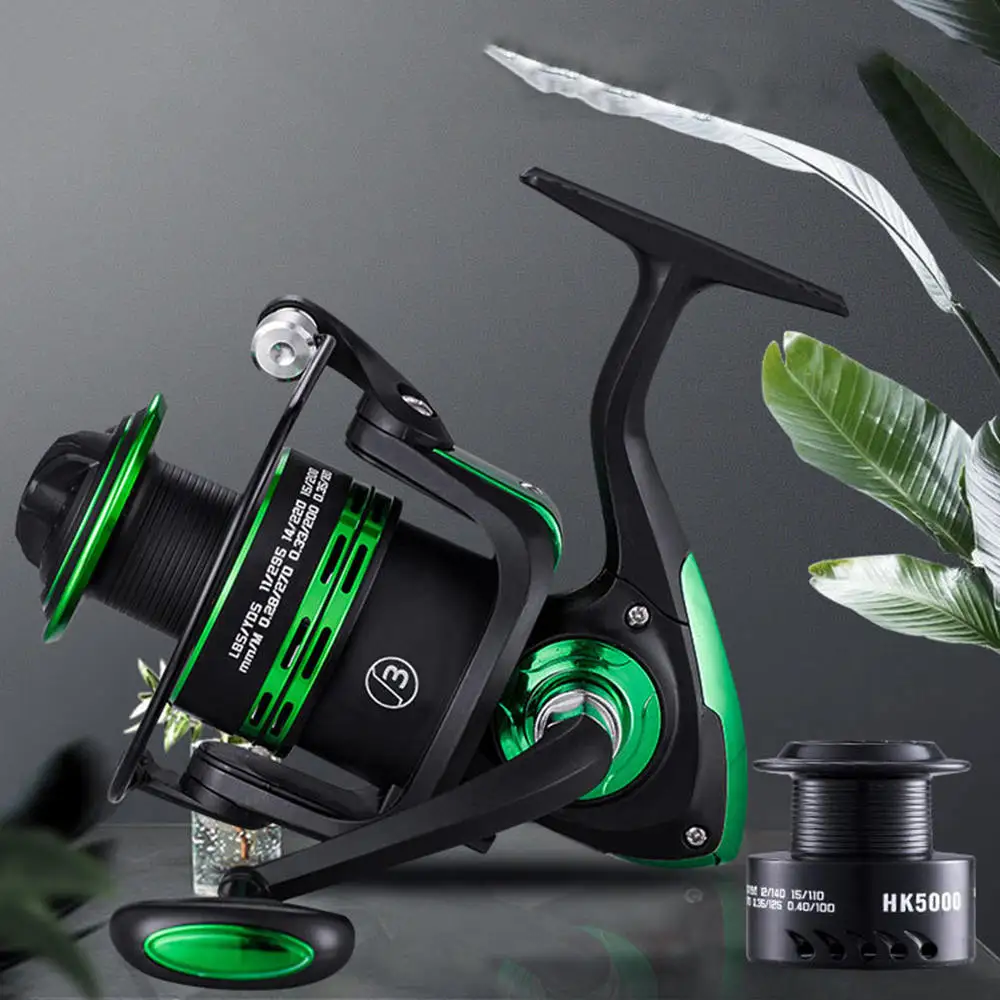 

Double Cup Spinning Wheel Metal Fishing Wheel Fishing Line Wheel 1000-5000 Series Full Metal Spinning Reel