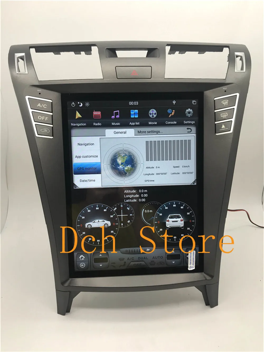 Вертикальный tesla стиль Android 8,1 автомобильный DVD gps навигация для lexus LS LS460 LS600 2006-2012 carplay 4 Гб ram 32 ГБ rom HDMI AHD радио