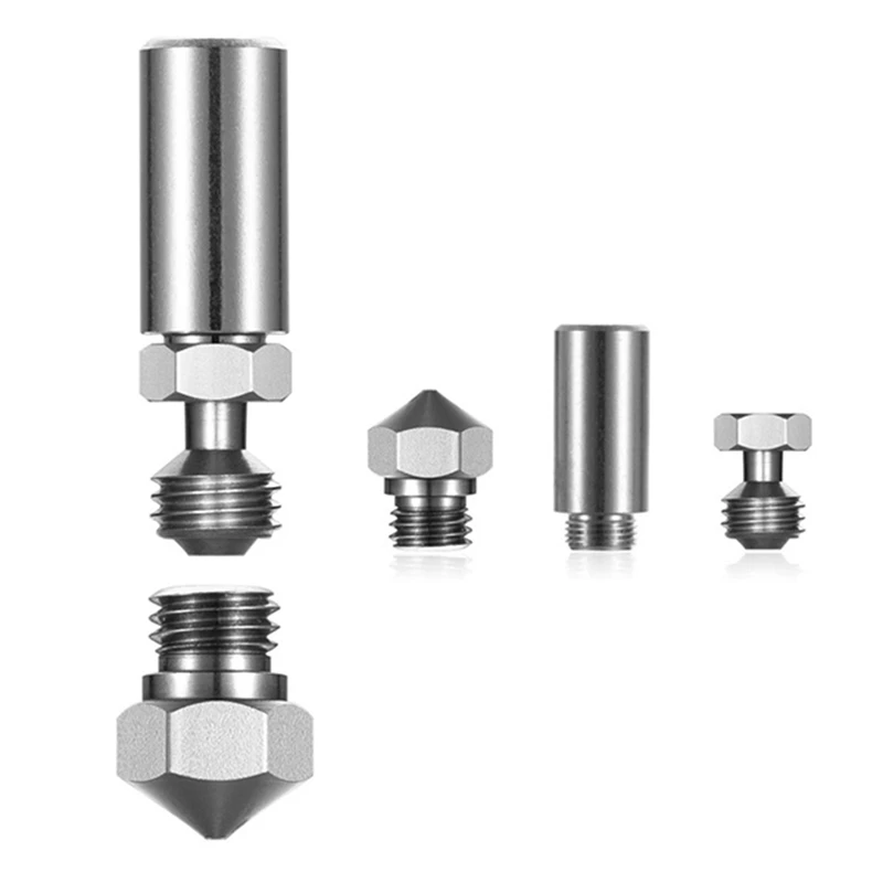 Полностью металлический Hotend комплект MK10 сопло 0 4 мм термобарьерная Горловина для