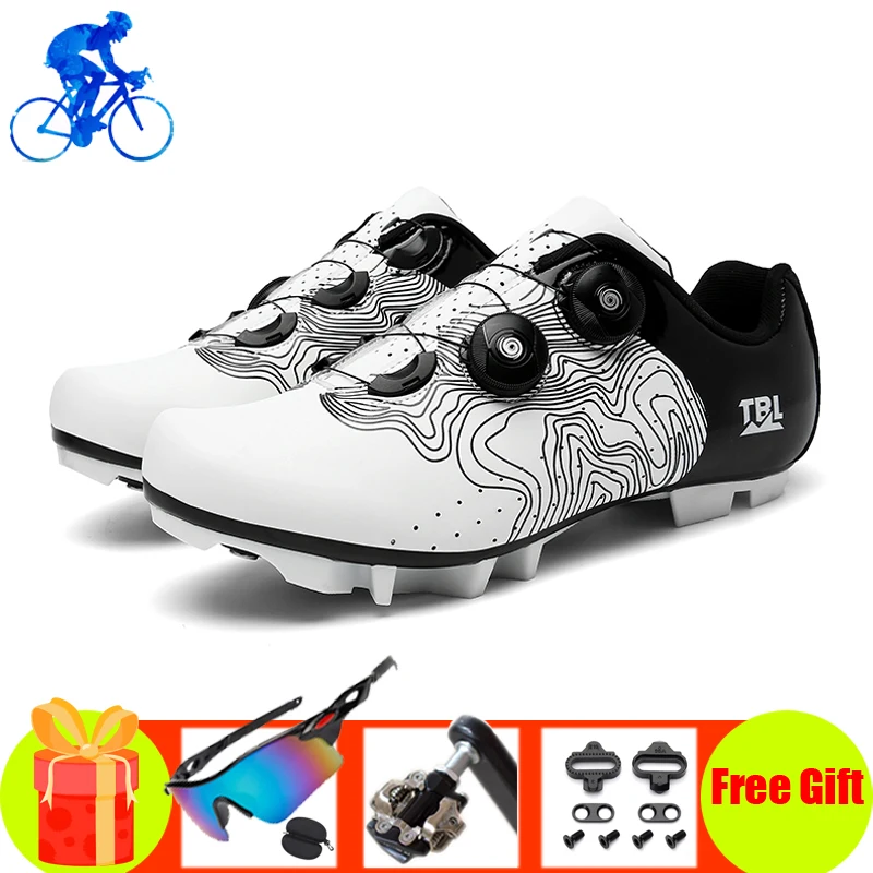 

Bicycle Sneaker Men Women Zapatillas Mtb Ciclismo Breathable Self-Locking Mountain Bike Shoes Add Spd Pedals Outdoor Riding Shoe