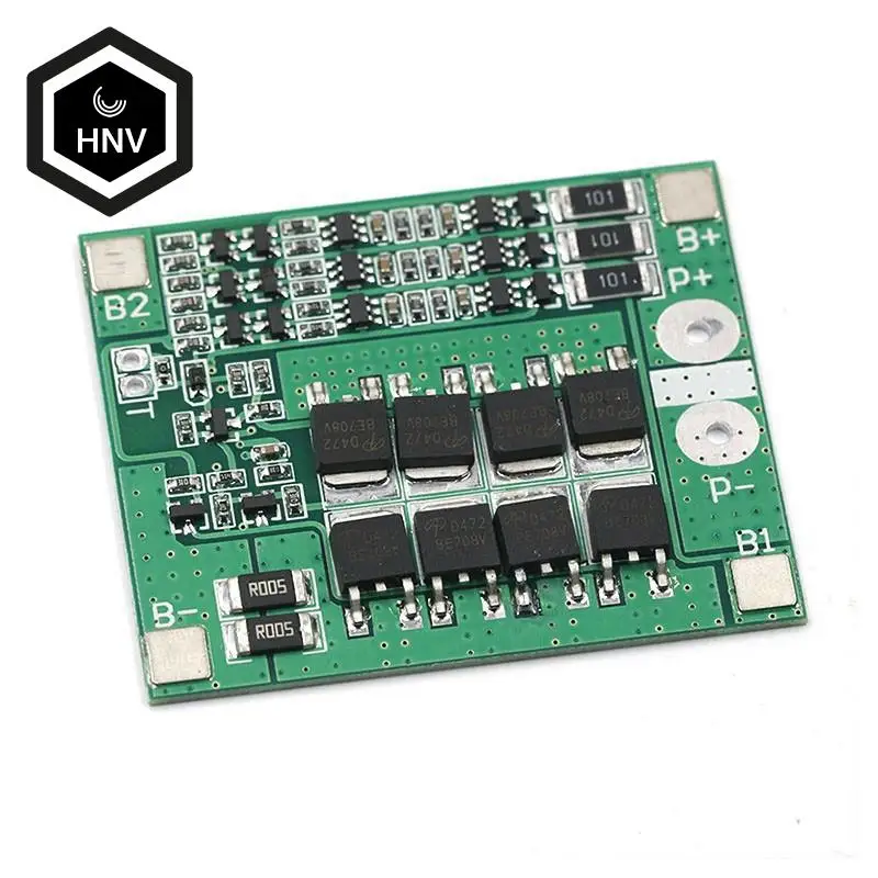 Защитная плата 3S 25A Li Ion 18650 BMS PCM для аккумулятора с балансировкой модуля li ion Lipo