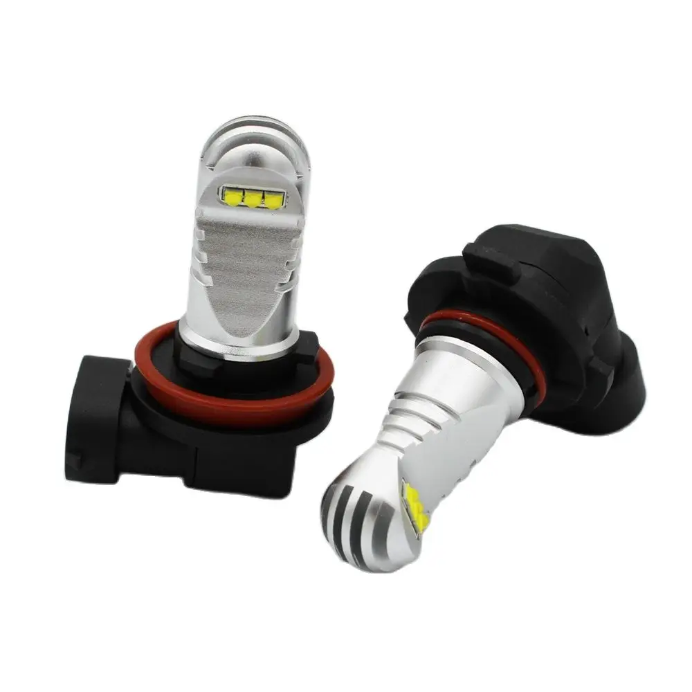 Автомобильные противотуманные фары H8 H11 Led HB4 9006 HB3 9005 H7 H1 H3 P13 белые и желтые 12 В 24