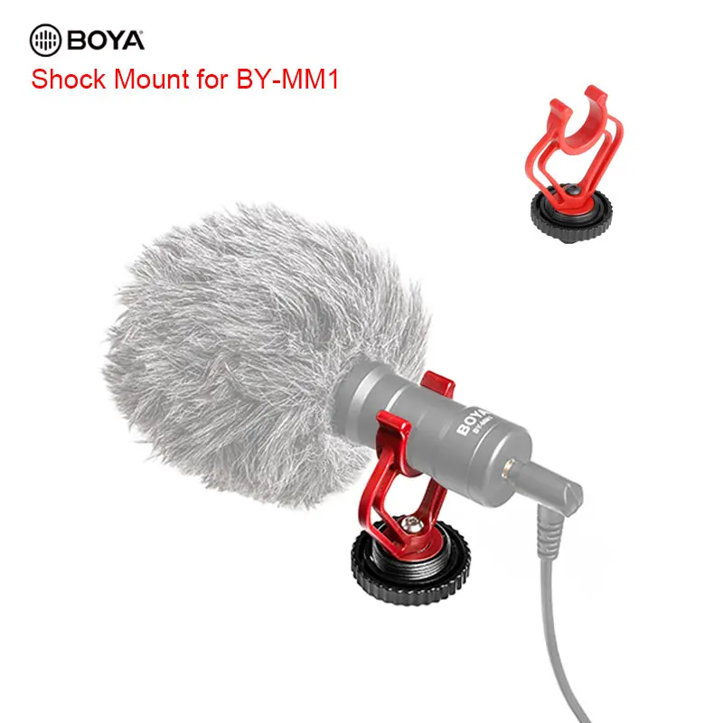 BOYA башмак Противоударное Крепление для фотовспышки микрофона на DSLR камере