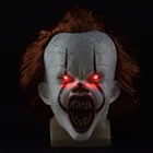 Латексная Маска для Хэллоуина, маска из фильма, маска для косплея Хэллоуина, мужской парик светильник, ужасные страшные маски