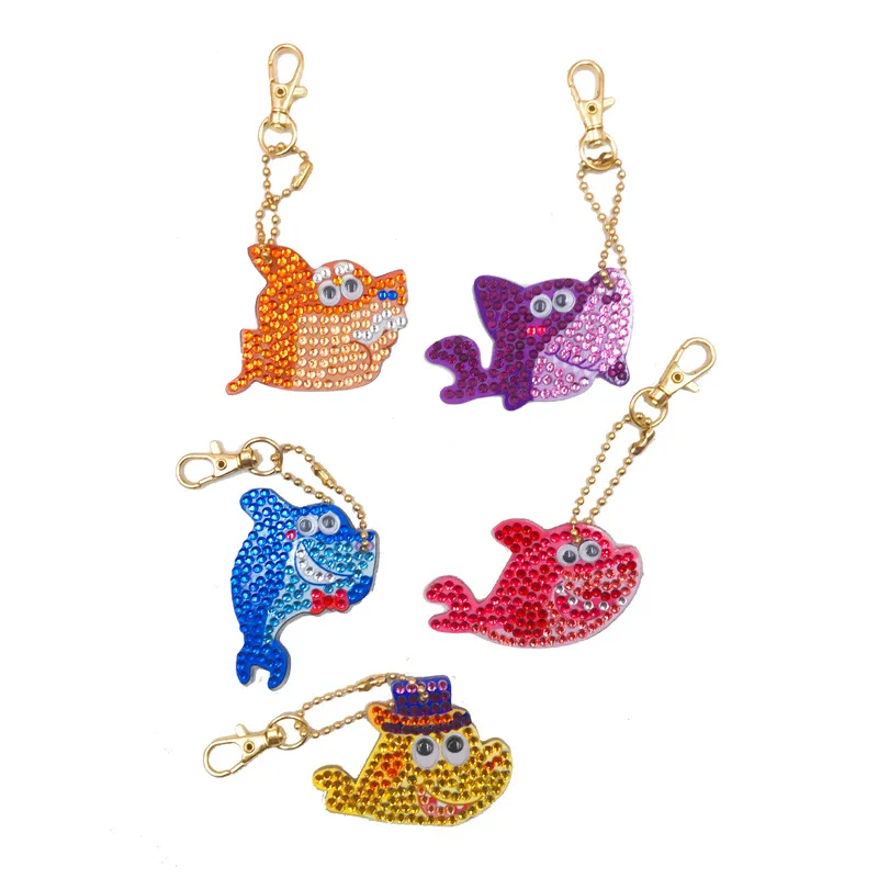 Новинка цепочка для ключей в виде розы из страз особой формы украшение сделай сам