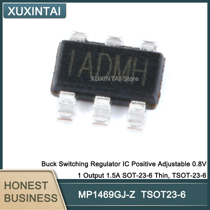

20Pcs/Lot MP1469GJ-Z MP1469GJ Buck Switching Regulator IC Positive Adjustable 0.8V 1 Output 1.5A SOT-23-6 Thin, TSOT-23-6