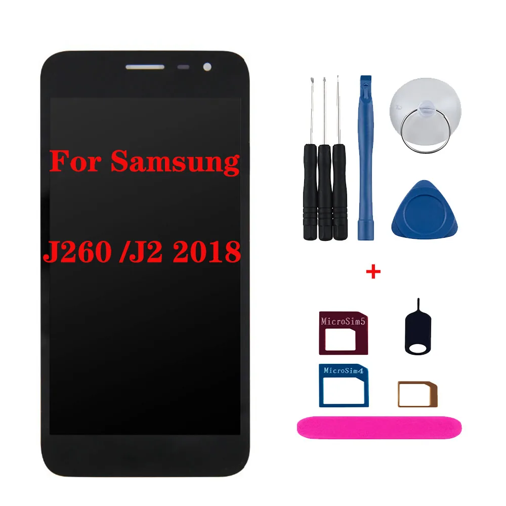 AAA + ЖК дисплей для samsung Galaxy J2 Core 2018 J260 J260M/DS J260F/DS J260G/DS кодирующий преобразователь