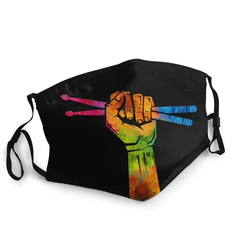 

Drum Stick Drummer Face Mask Men Dustproof Drumming Music Mask Protection Cover Respirator Breathable Mouth Muffle