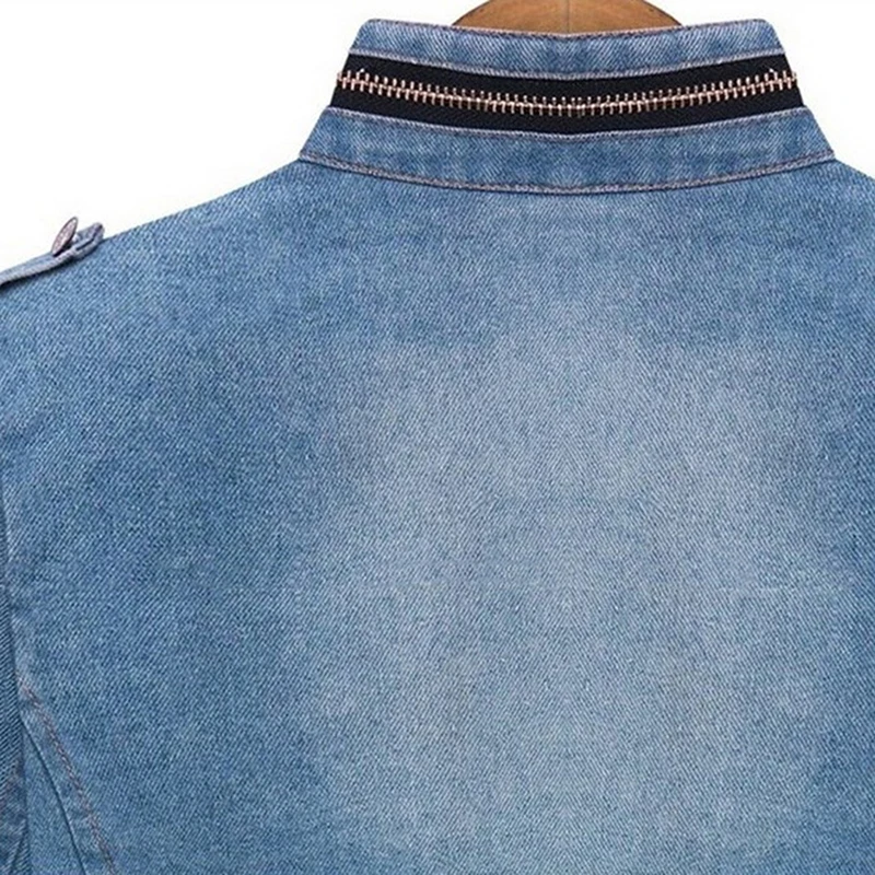 Женская джинсовая куртка, повседневная, большого размера 5XL, с длинным рукавом, 2019 от AliExpress WW