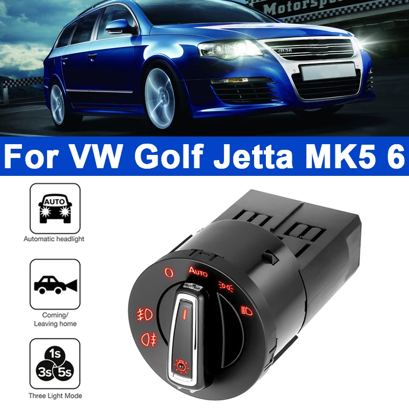 1C0941531 3BD941531-Interruptor de faro delantero de coche, Sensor de luz para VW Golf Jetta MK5 6 Tiguan Touran Passat Polo Bora, nuevo