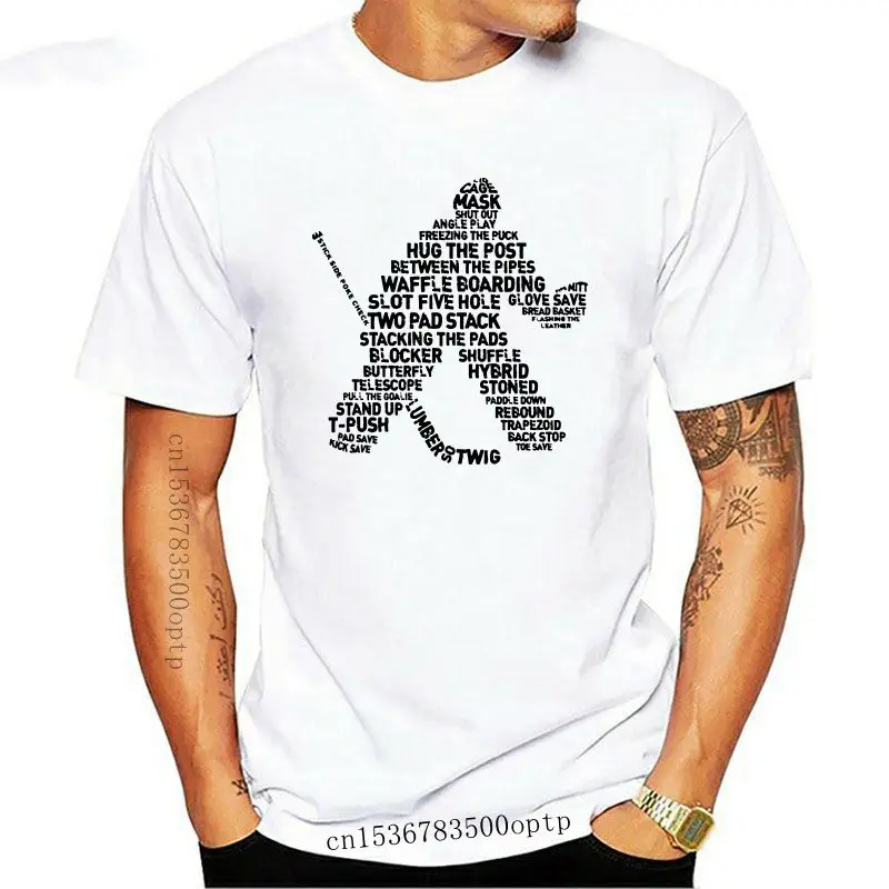 

Popular Hockeyer Language Goalieer T-Shirt For Men