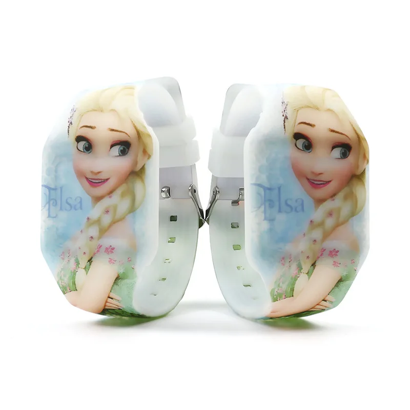 Светодиодные электронные часы Disney Frozen Aisha Anna детские светящиеся для девочек