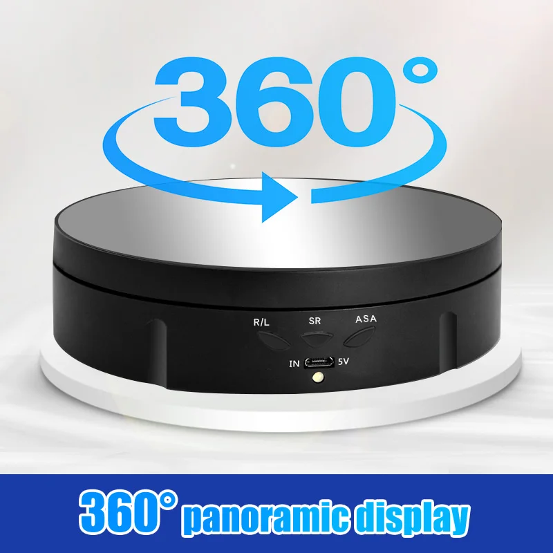 Умная вращающаяся подставка для дисплея 360 градусов USB зеркало/Матовый