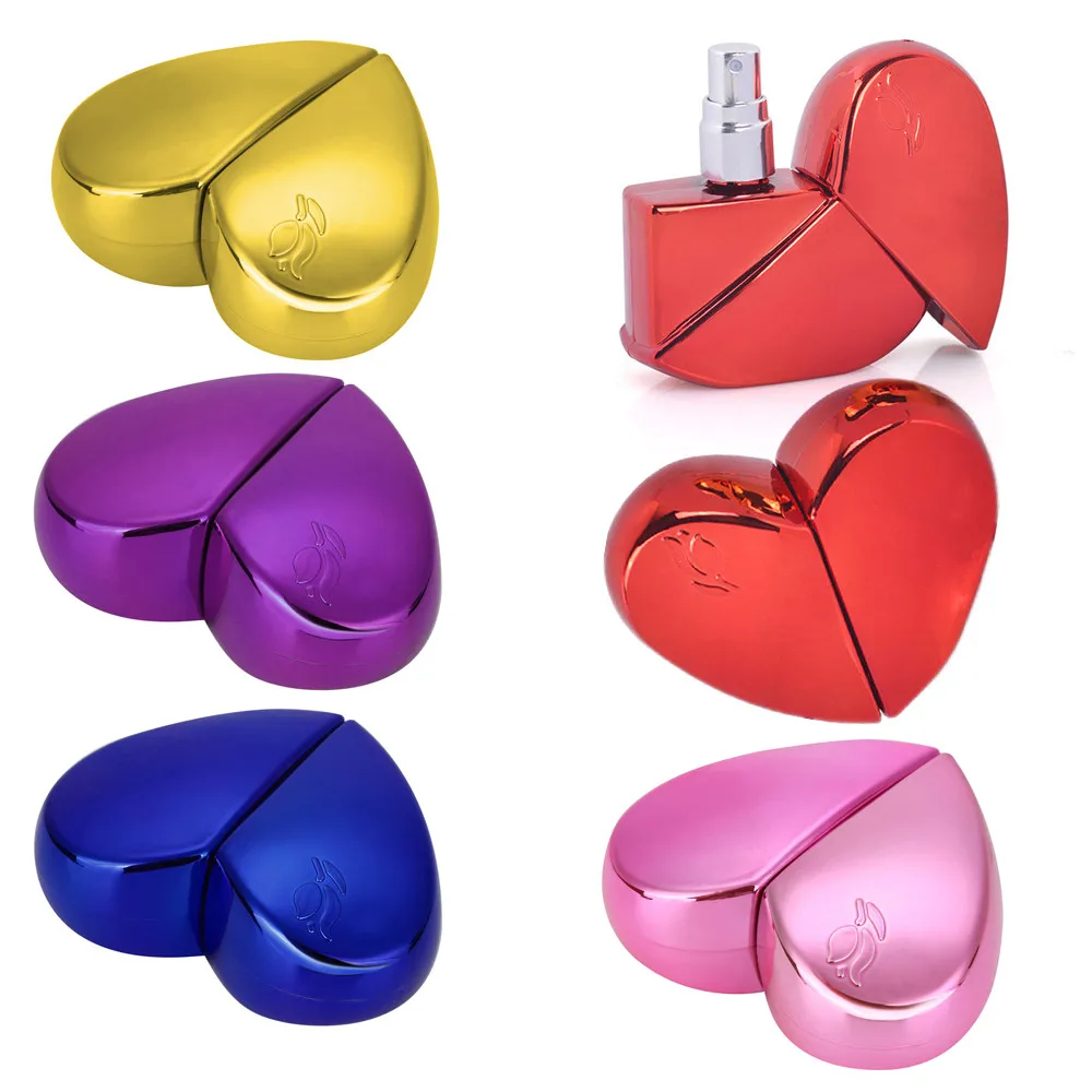 1 шт. 20 мл Сердцевидное стекло флаконы для духов с Заправляемый спрей пустой