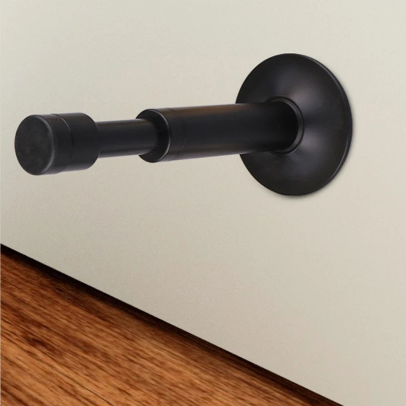 

K1KA Silent Hydraulic Buffer Door Stopper Wall Mounted Bumper Door Holder Non-magnetic Hardware Waterproof Anti-collision