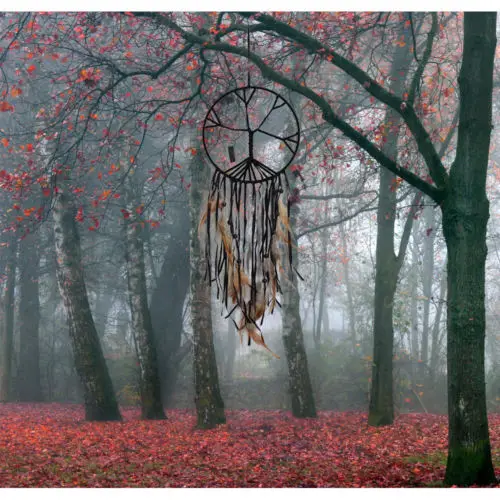Ловец снов Древо жизни колокольчики ветра домашний автомобильный Декор ручной