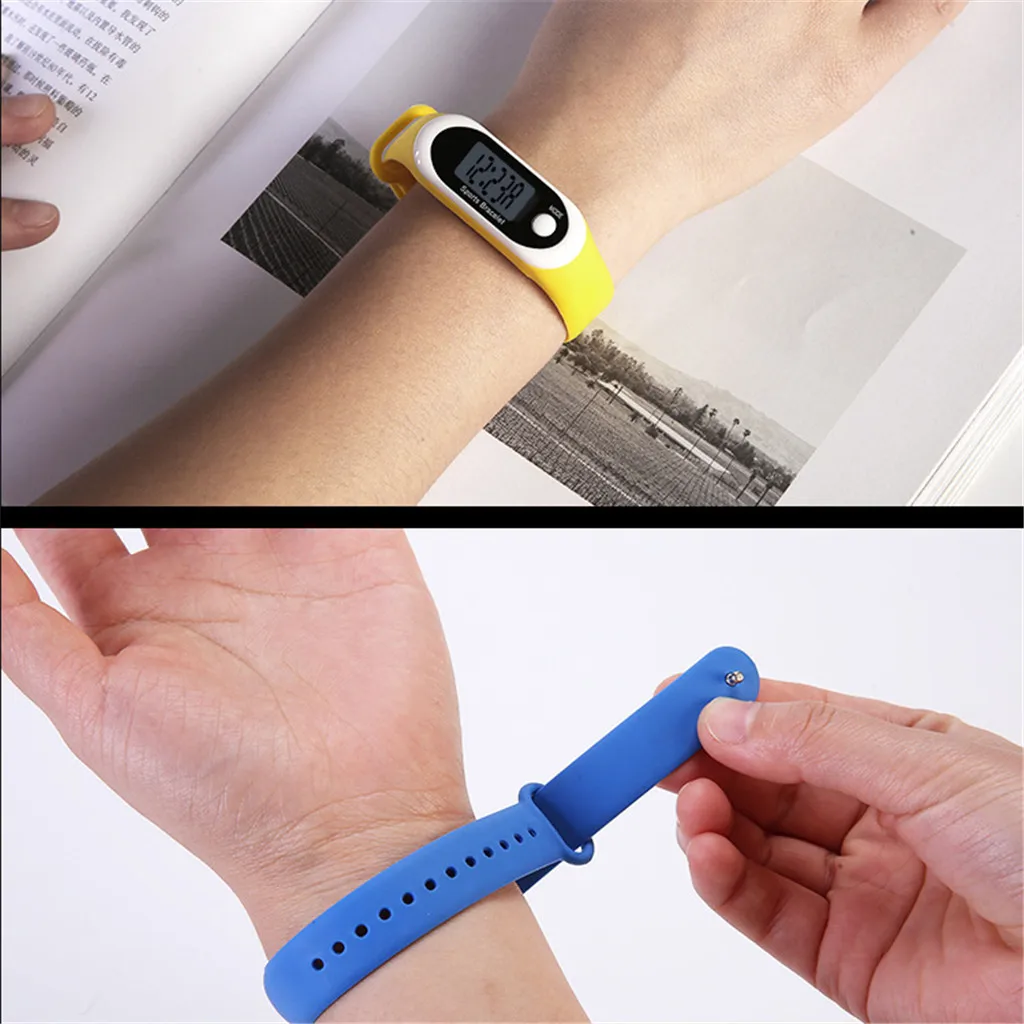 Спортивные часы новый счетчик шагов умный Браслет спортивные калорий умные |